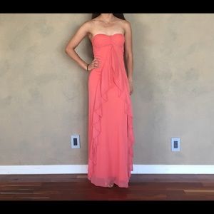 Coral gown